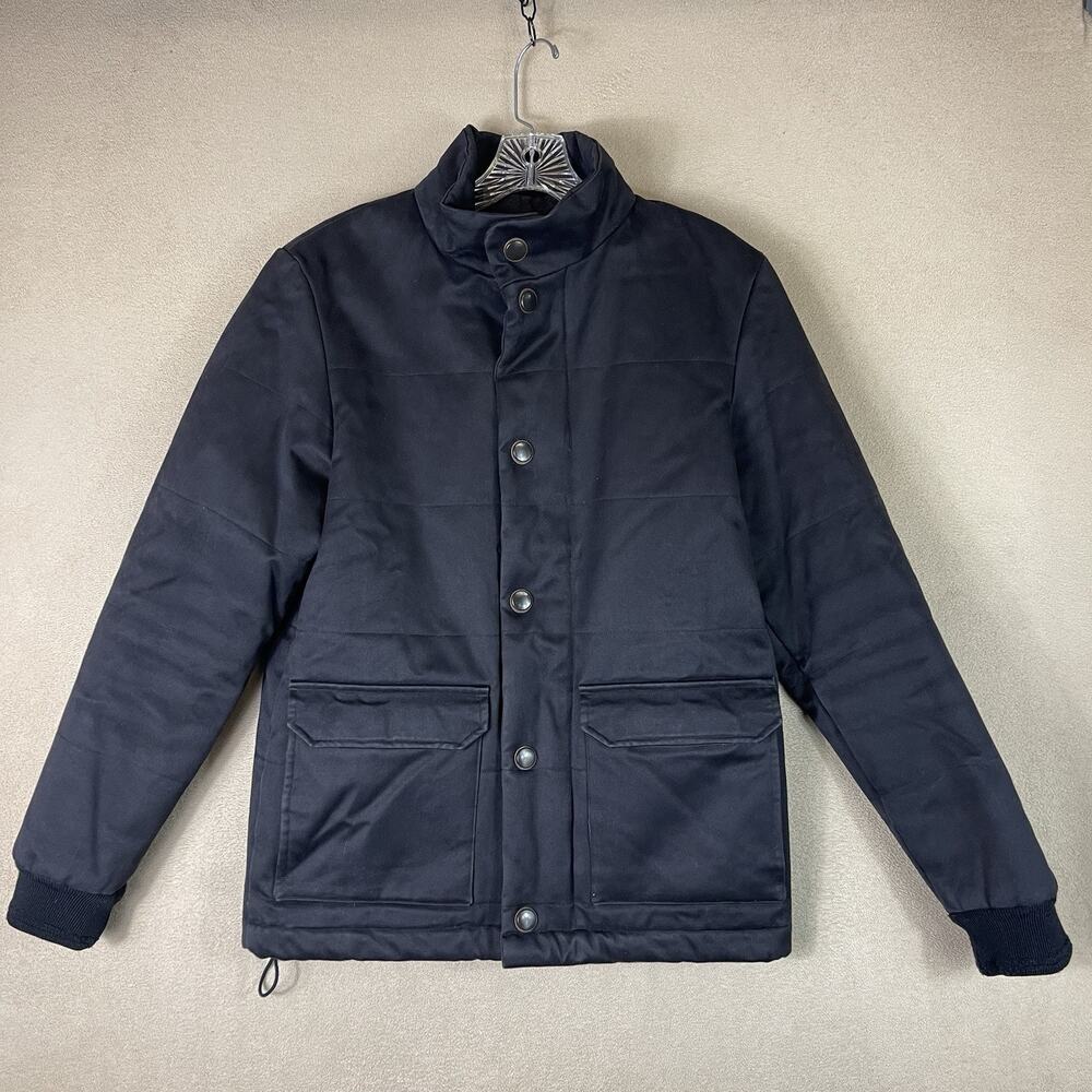 A.P.C. Jacket Womens XS Black Rue Madame Paris Lined Heavyweight Zip Up‎ Bomber